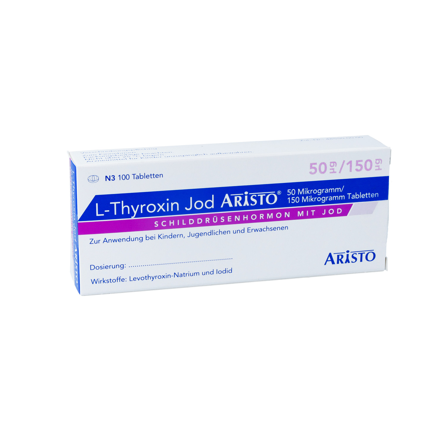 L-THYROXIN Jod Aristo 50 μg/150 μg Tabletten