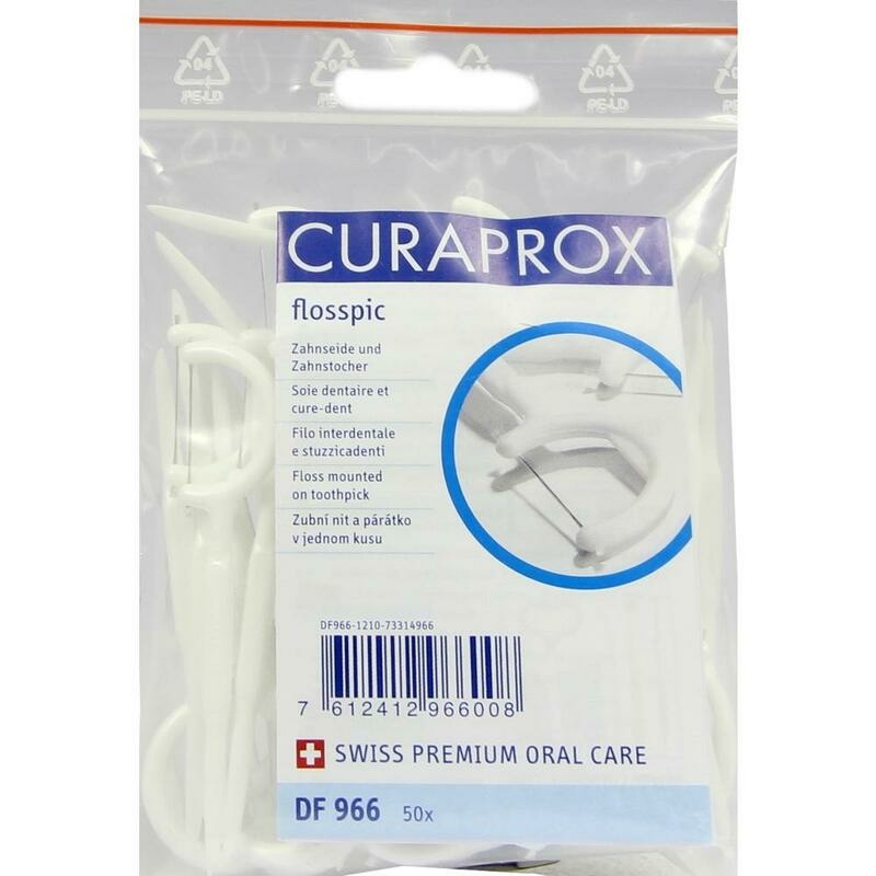CURAPROX Flosspic 966 Zahnseide+Plastikzahnst.