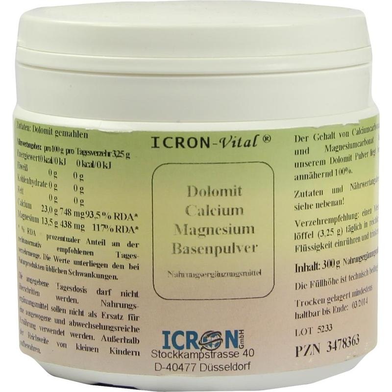 DOLOMIT Calcium Magnes.Basen Pulver Icron Vital