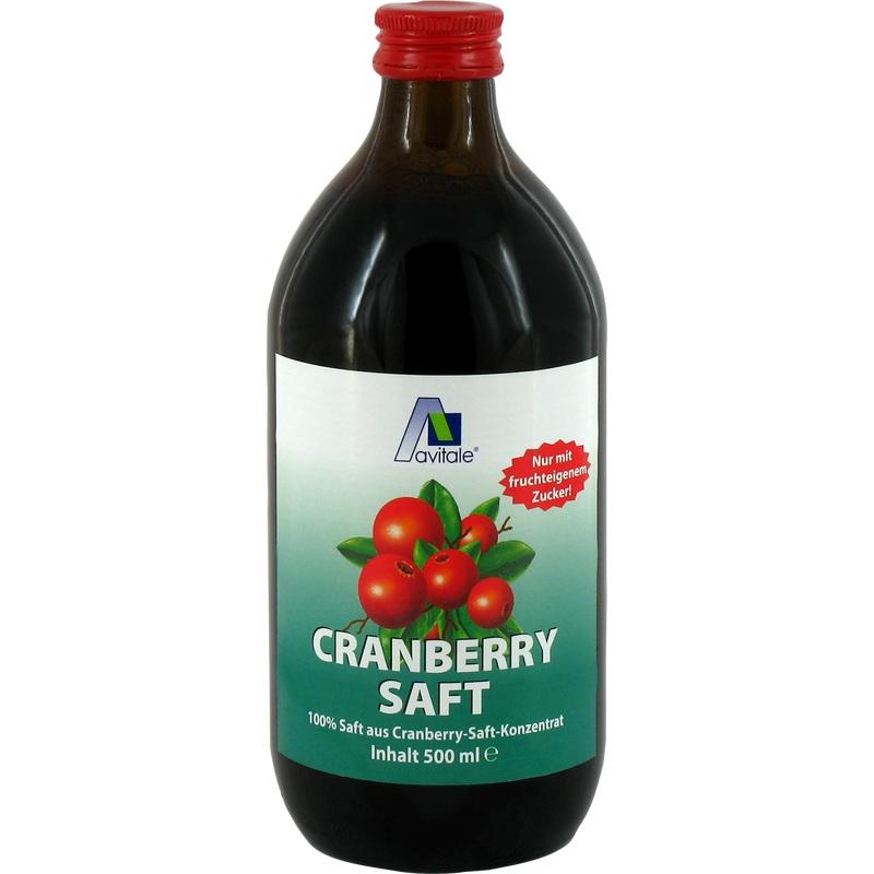 CRANBERRY SAFT 100% Frucht