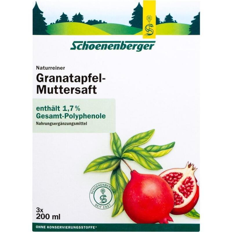 GRANATAPFEL MUTTERSAFT Schoenenberger Heilpfl.S.