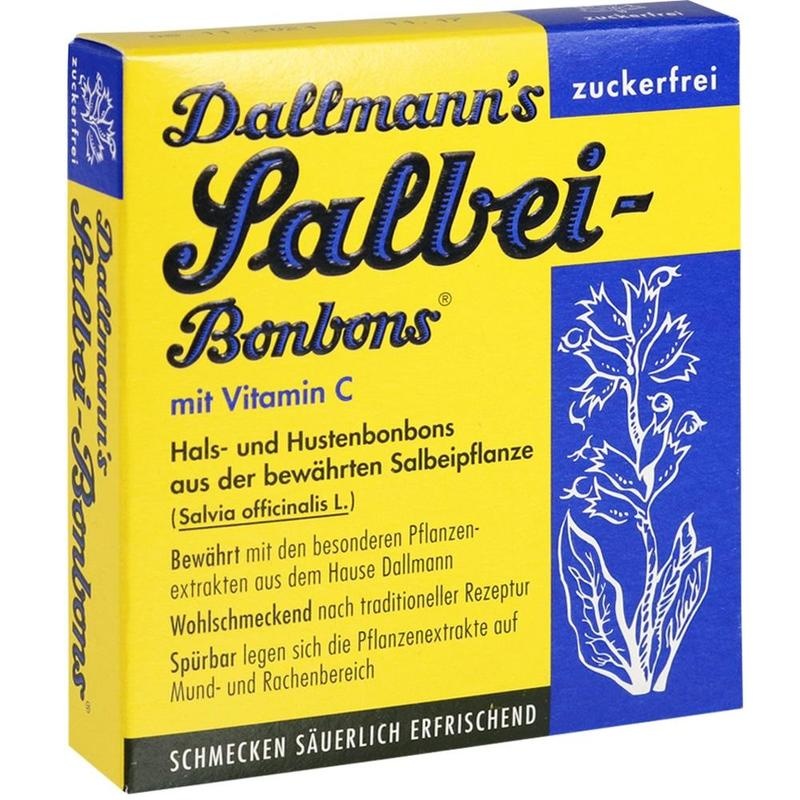DALLMANN'S Salbei Bonbons zuckerfrei