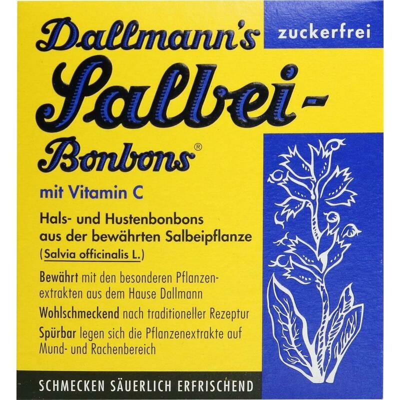 DALLMANN'S Salbei Bonbons zuckerfrei