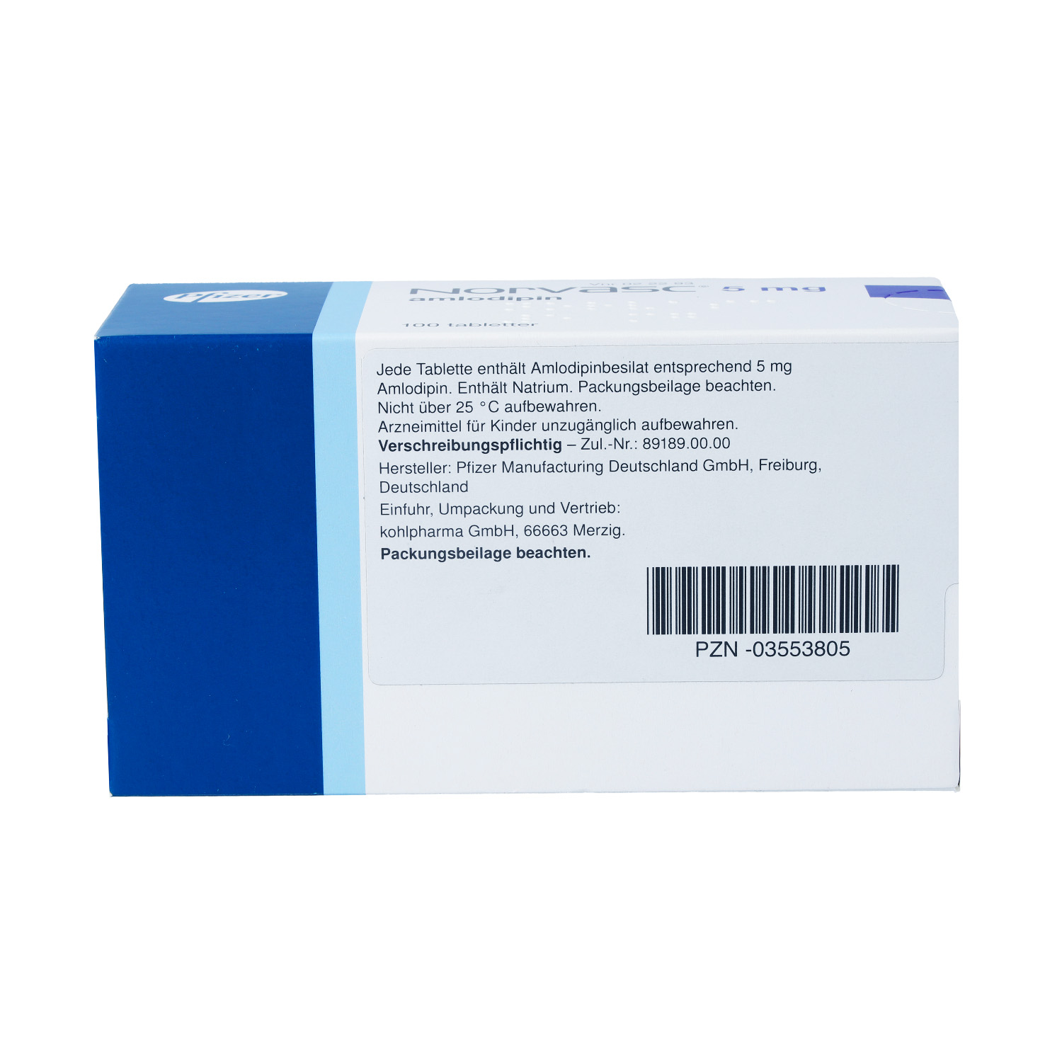 NORVASC 5 mg Tabletten