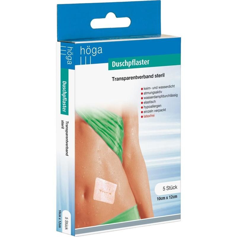 DUSCHPFLASTER 10x12 cm Transparentverband steril