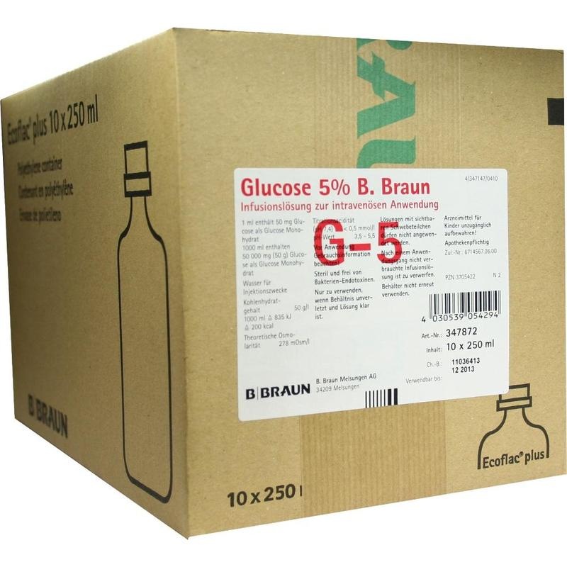 GLUCOSE 5% B.Braun Ecoflac Plus
