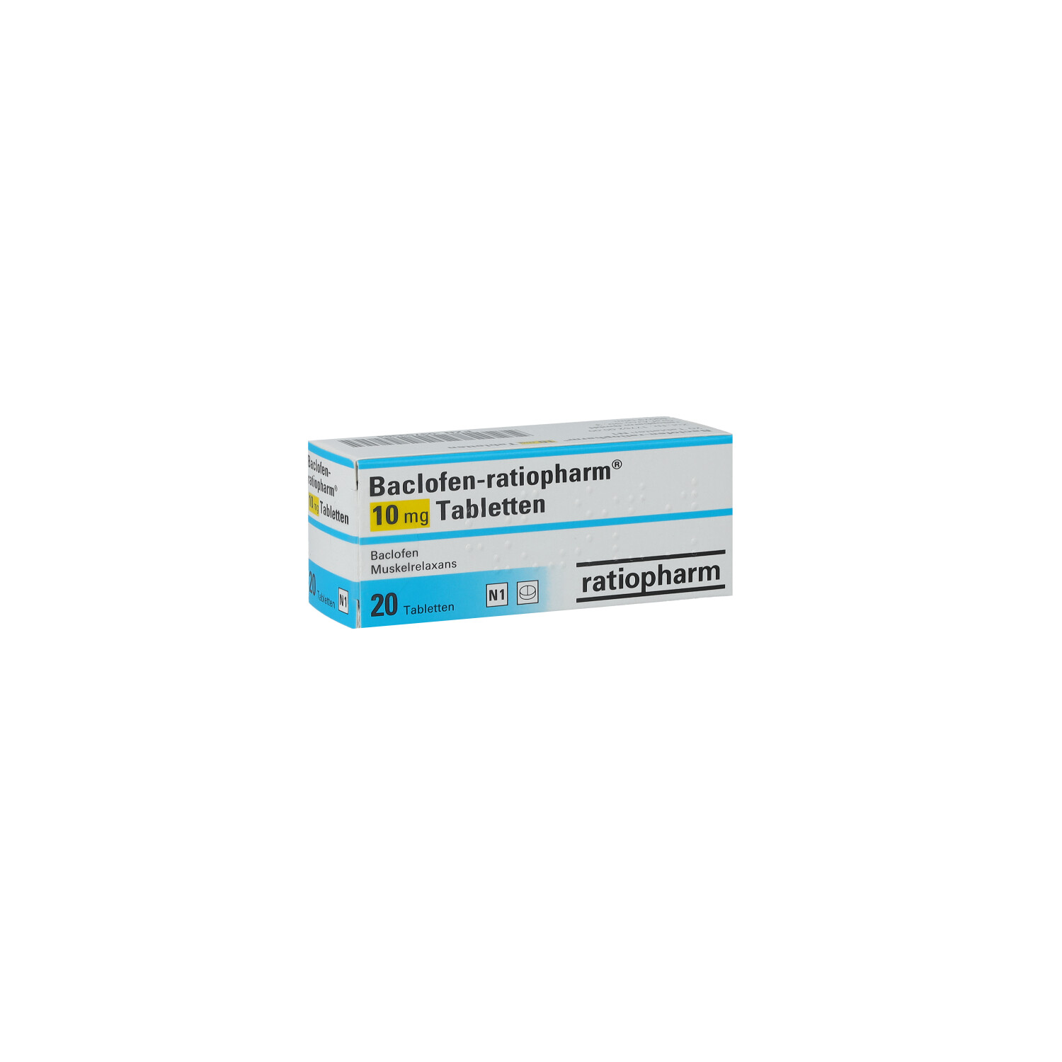 BACLOFEN-ratiopharm 10 mg Tabletten