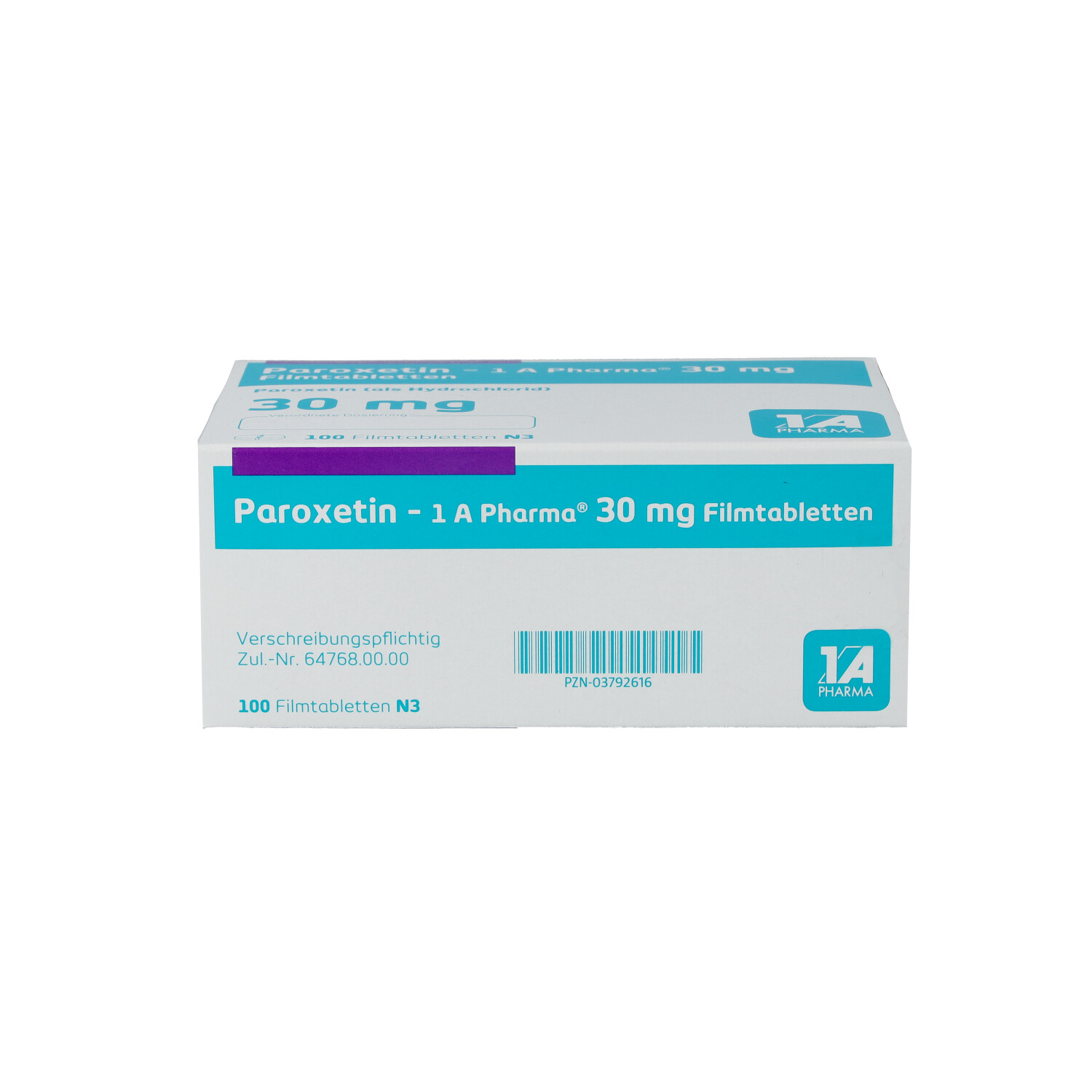 PAROXETIN-1A Pharma 30 mg Filmtabletten