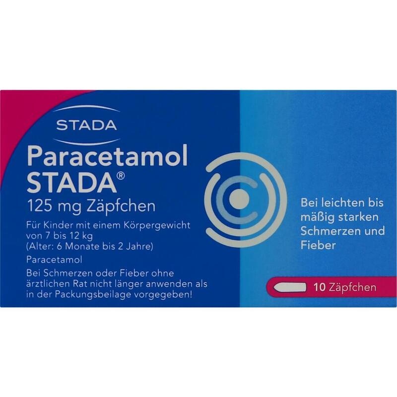 PARACETAMOL STADA 125 mg Zäpfchen