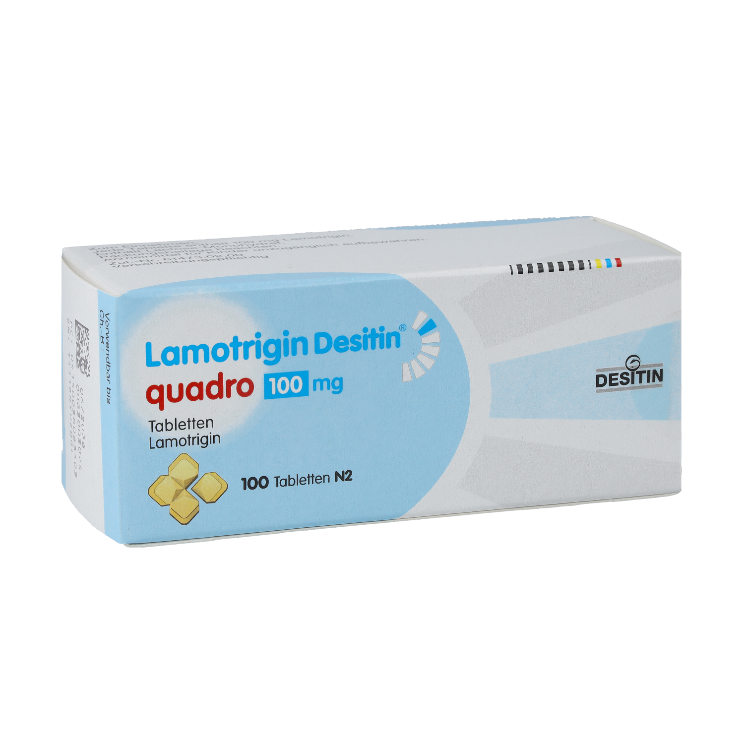 LAMOTRIGIN Desitin Quadro 100 mg Tabletten