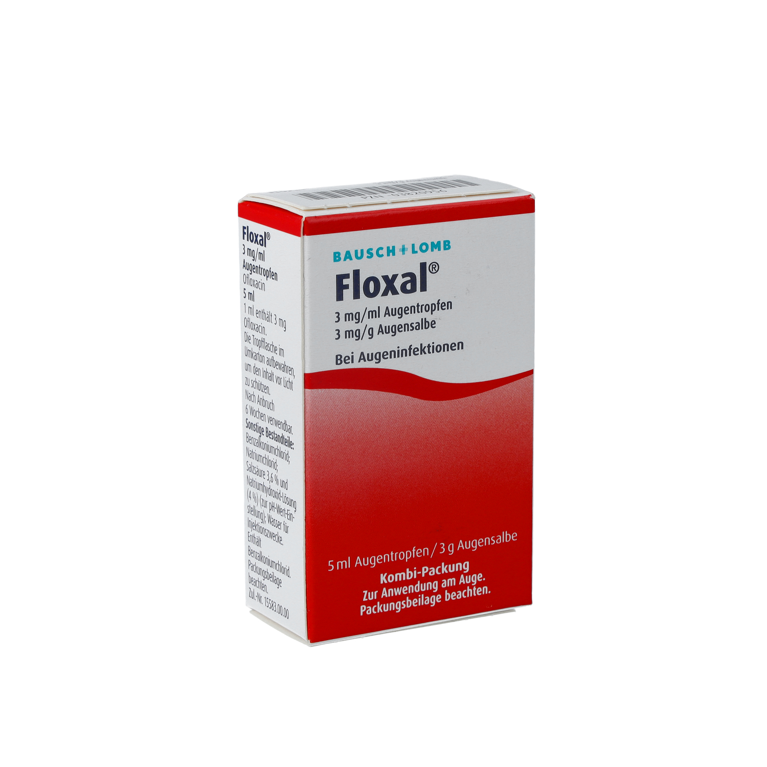 FLOXAL 3 mg/ml Augentropfen + 3 mg/g Augenslb.Kpg.