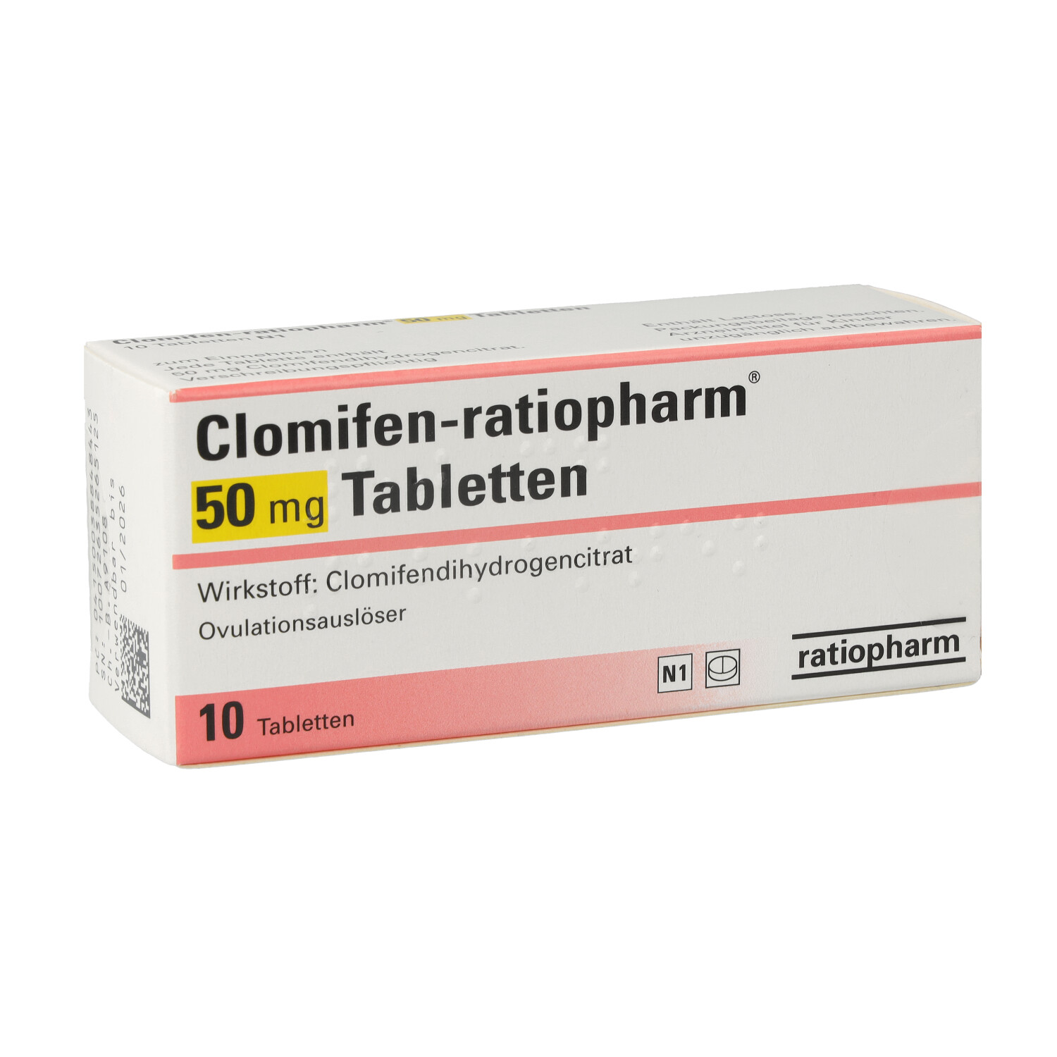CLOMIFEN-ratiopharm 50 mg Tabletten