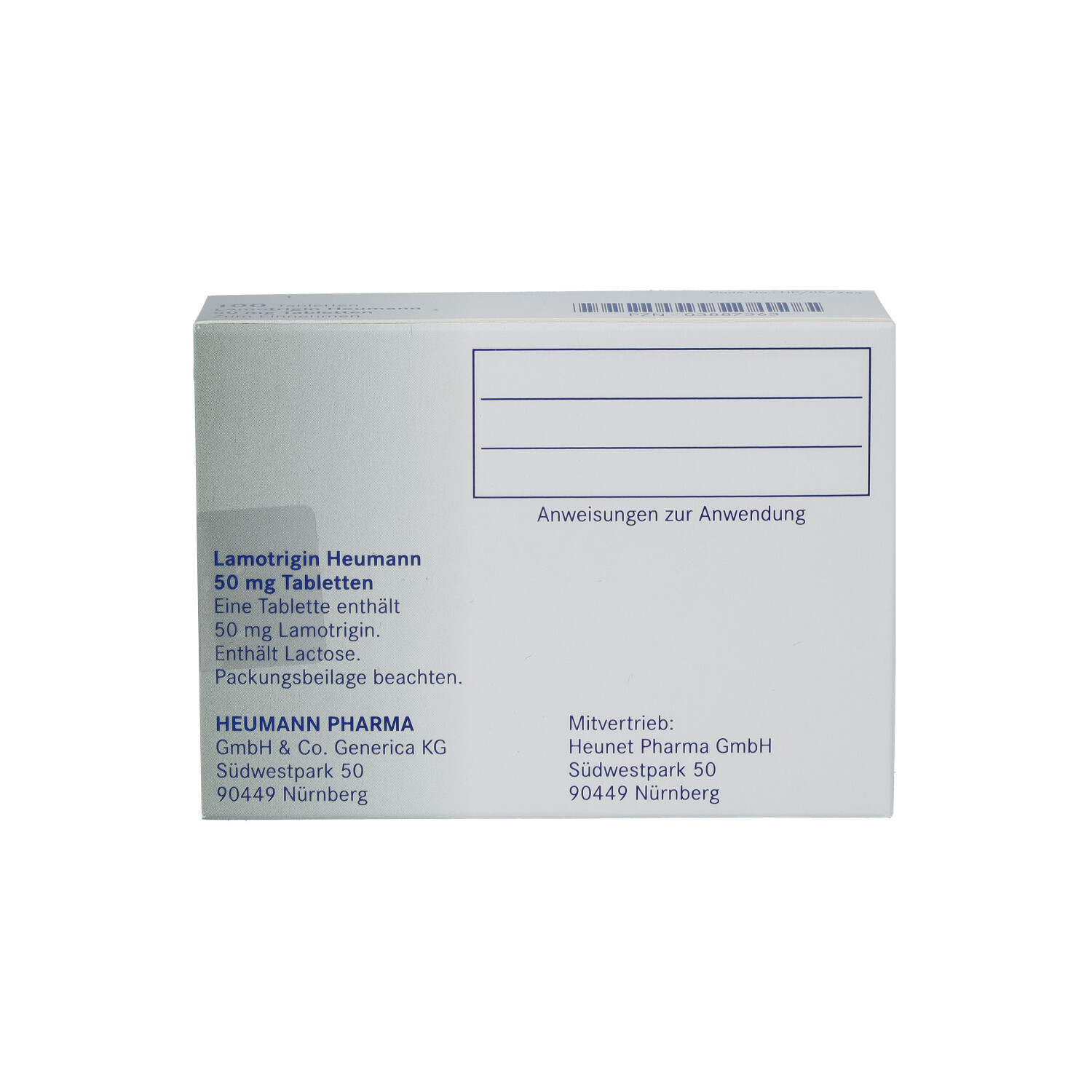 LAMOTRIGIN Heumann 50 mg Tabletten