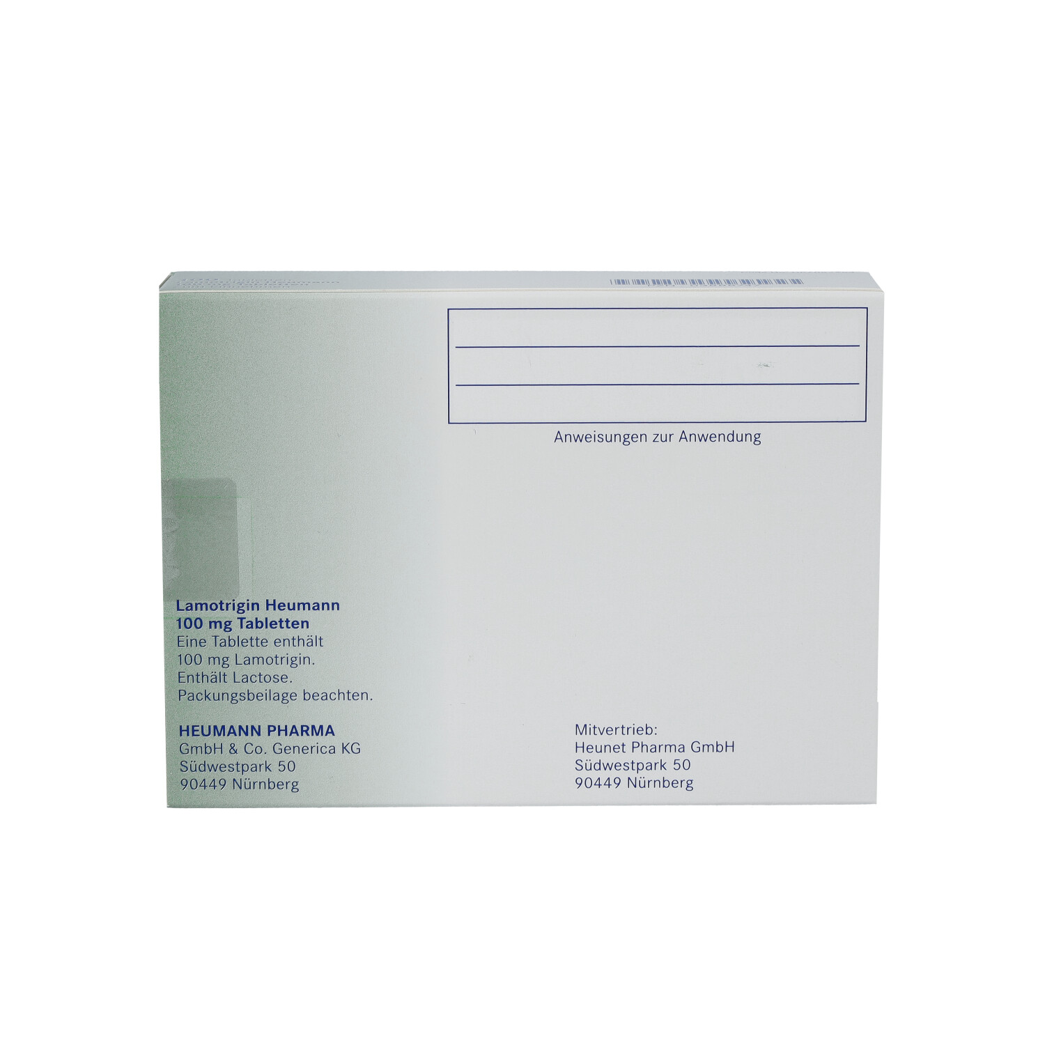 LAMOTRIGIN Heumann 100 mg Tabletten