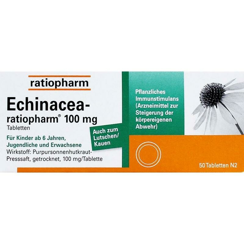 ECHINACEA-RATIOPHARM 100 mg Tabletten