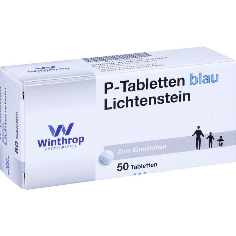 P TABLETTEN blau 8 mm Teilk.