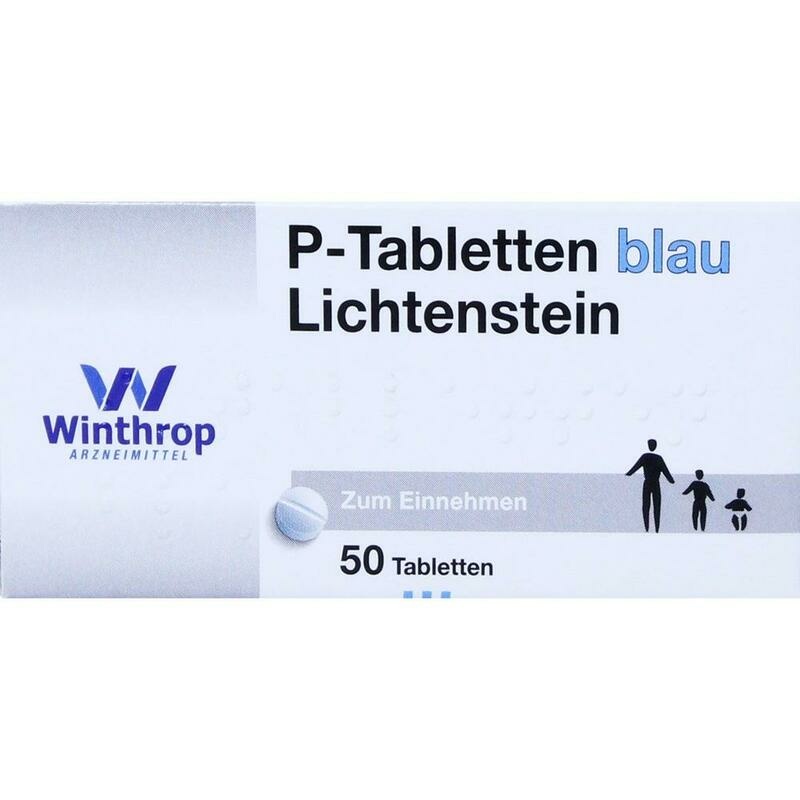 P TABLETTEN blau 8 mm Teilk.