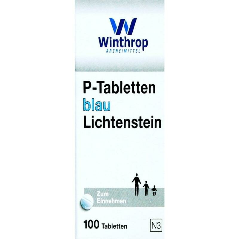 P TABLETTEN blau 8 mm Teilk.