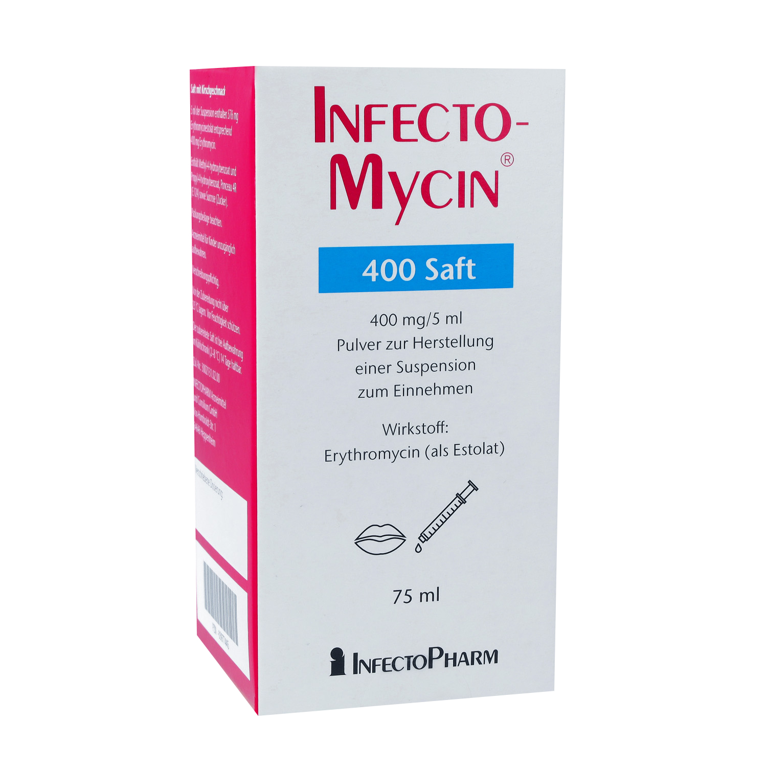INFECTOMYCIN 400 Saft Plv.z.Herst.e.Susp.z.Einn.