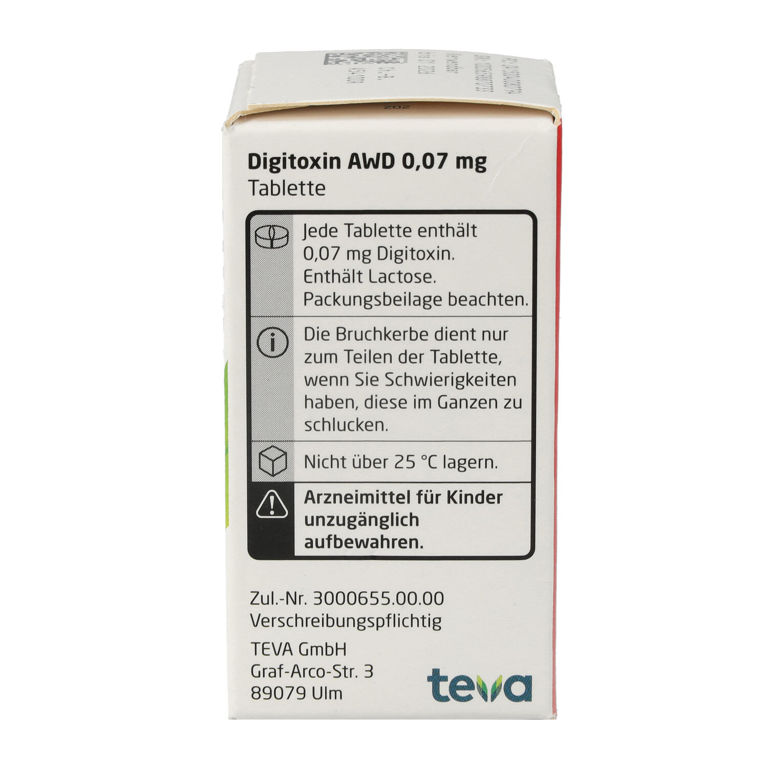 DIGITOXIN AWD 0,07 mg Tabletten