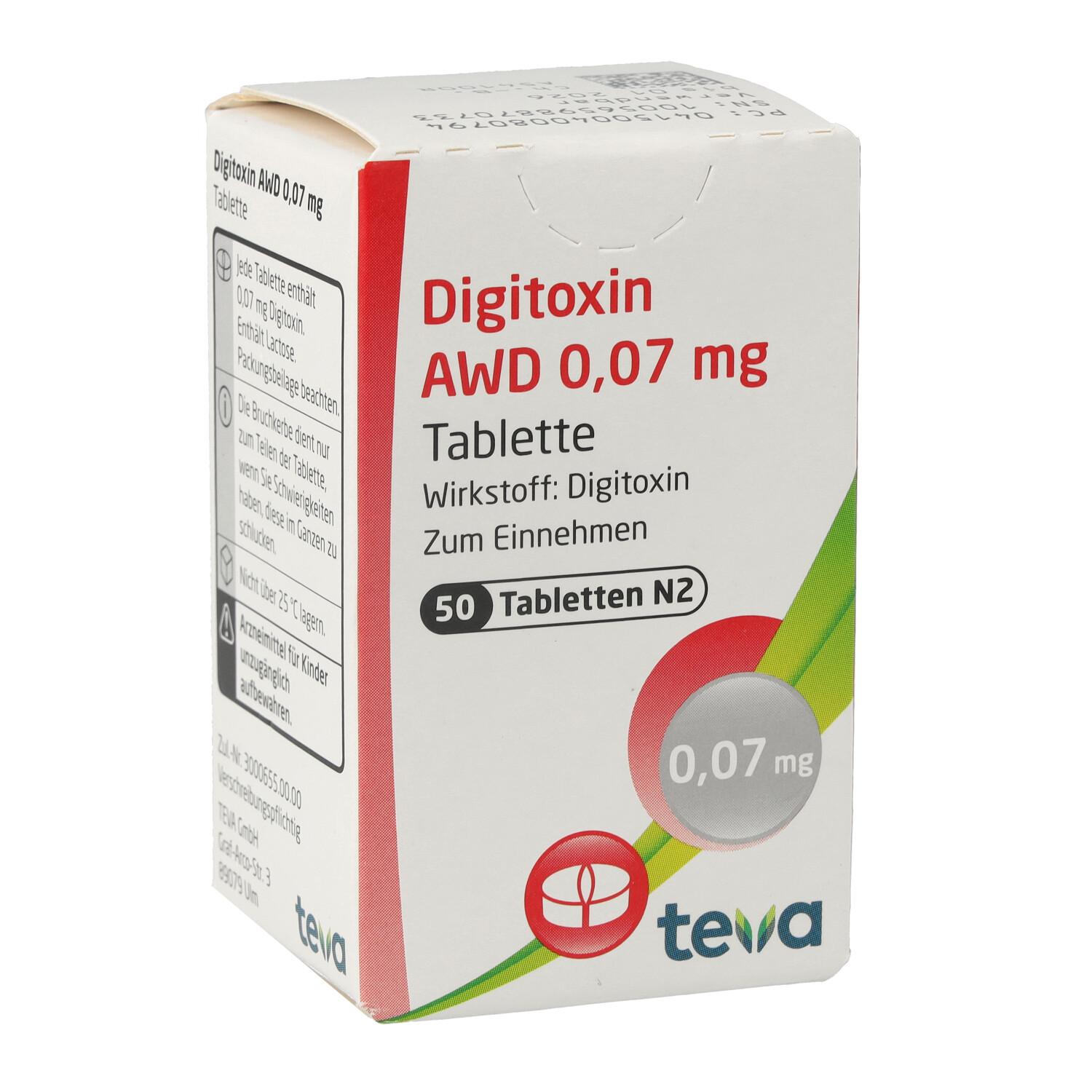 DIGITOXIN AWD 0,07 mg Tabletten