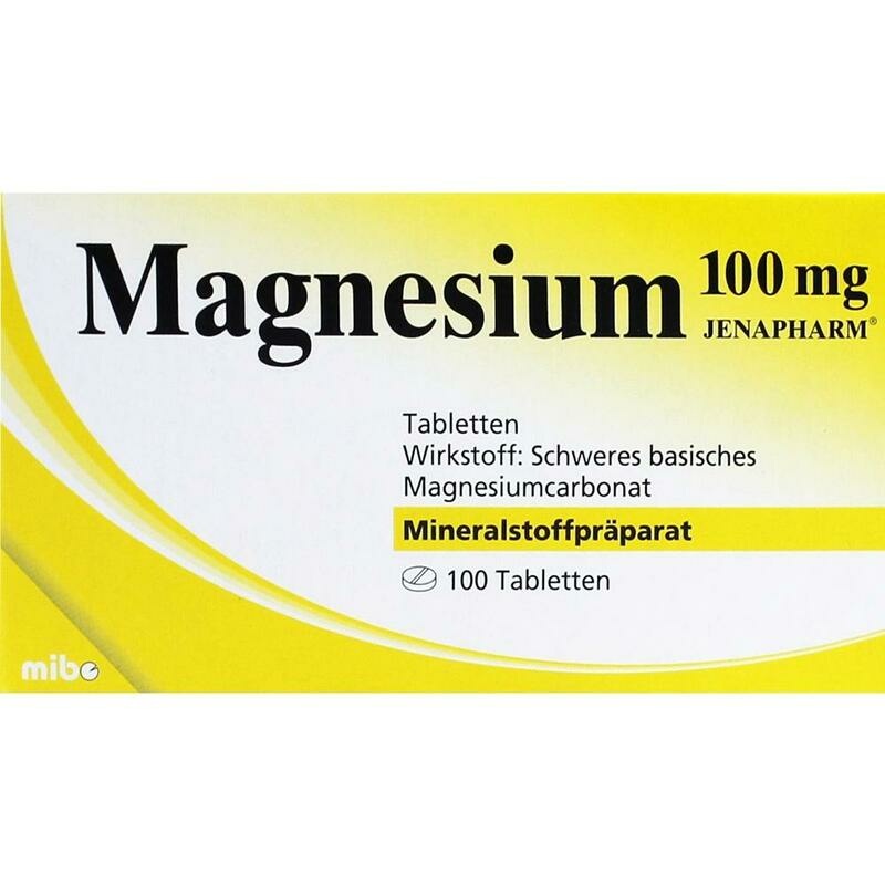 MAGNESIUM 100 mg Jenapharm Tabletten