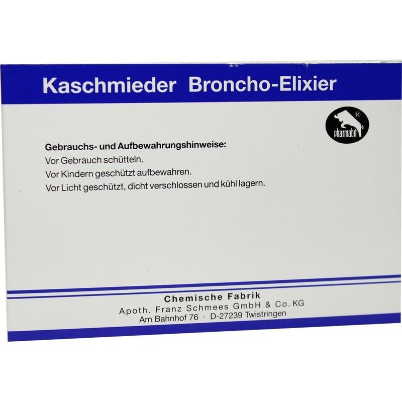 KASCHMIEDER Broncho Elixier vet.