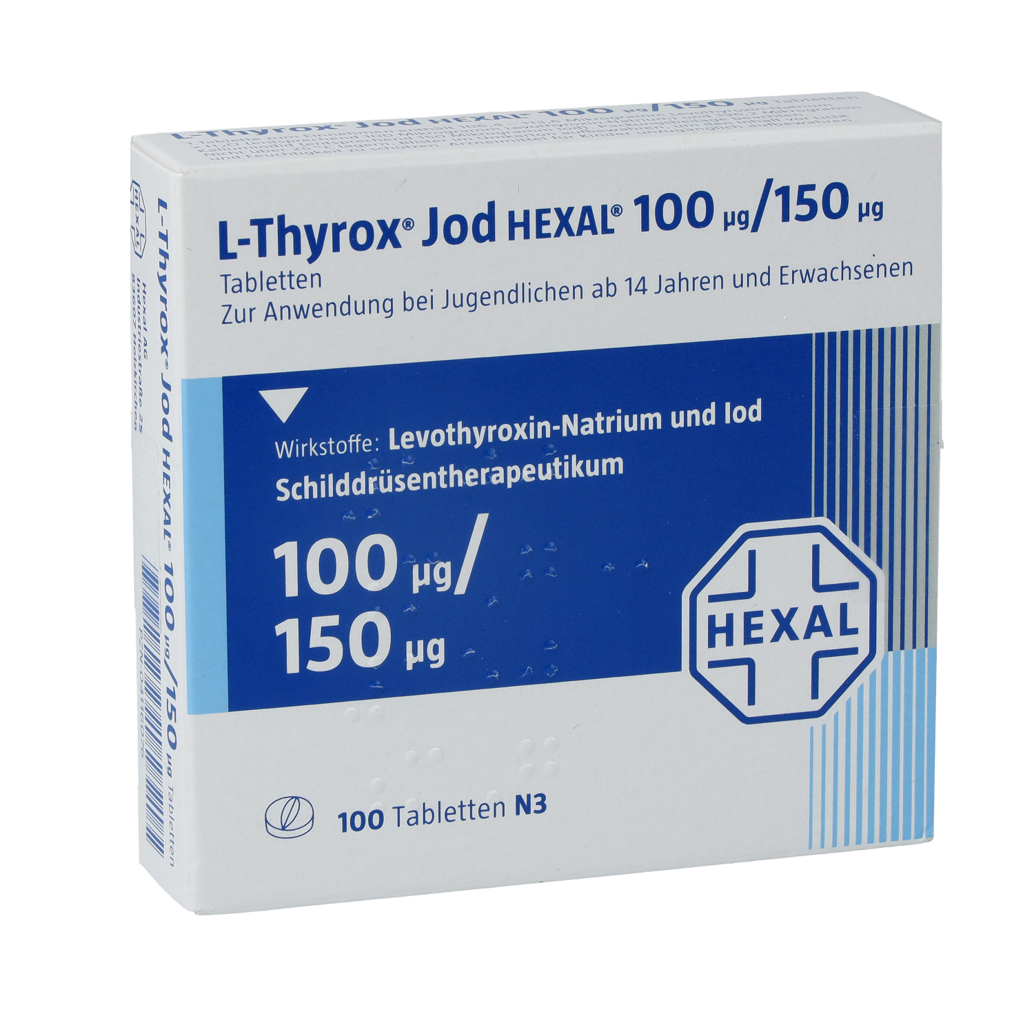 L-THYROX Jod HEXAL 100/150 Tabletten