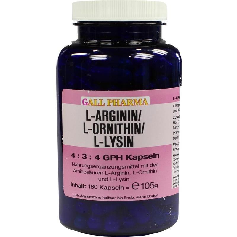 L-ARGININ/L-ORNITHIN/L-Lysin 4:3:4 GPH Kapseln