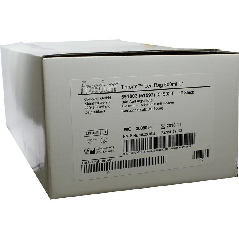 FREEDOM Triform 500L Beinbeutel 30cm Schlauch
