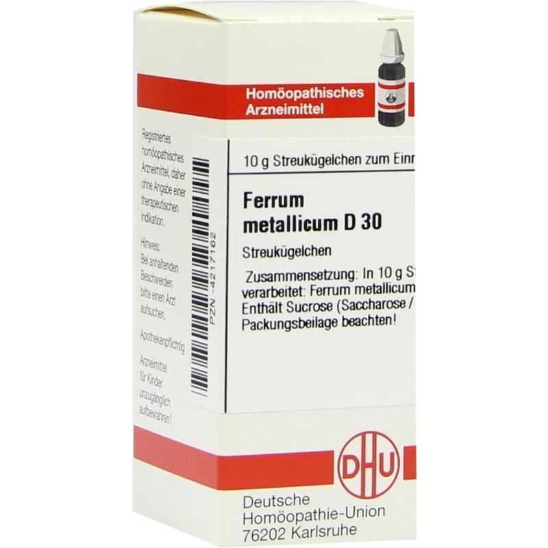 FERRUM METALLICUM D 30 Globuli