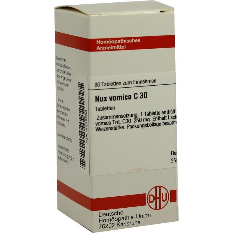NUX VOMICA C 30 Tabletten