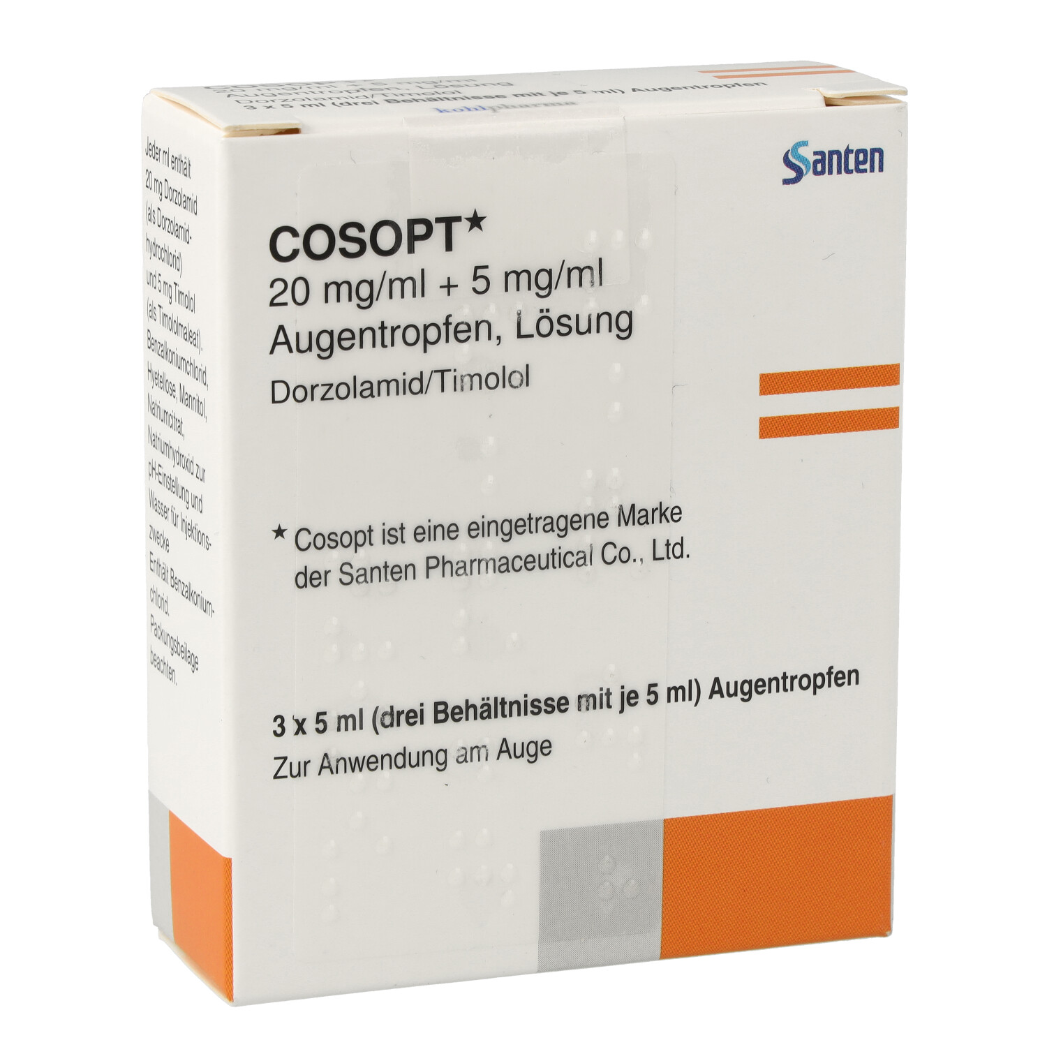 COSOPT 20 mg/ml + 5 mg/ml Augentropfen