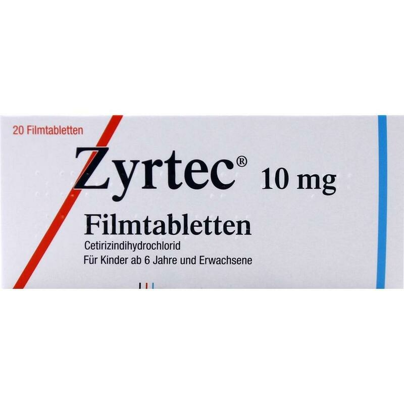 ZYRTEC 10 mg Filmtabletten