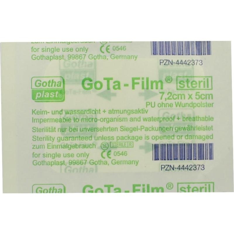 GOTA FILM steril 5x7,2 cm Pflaster