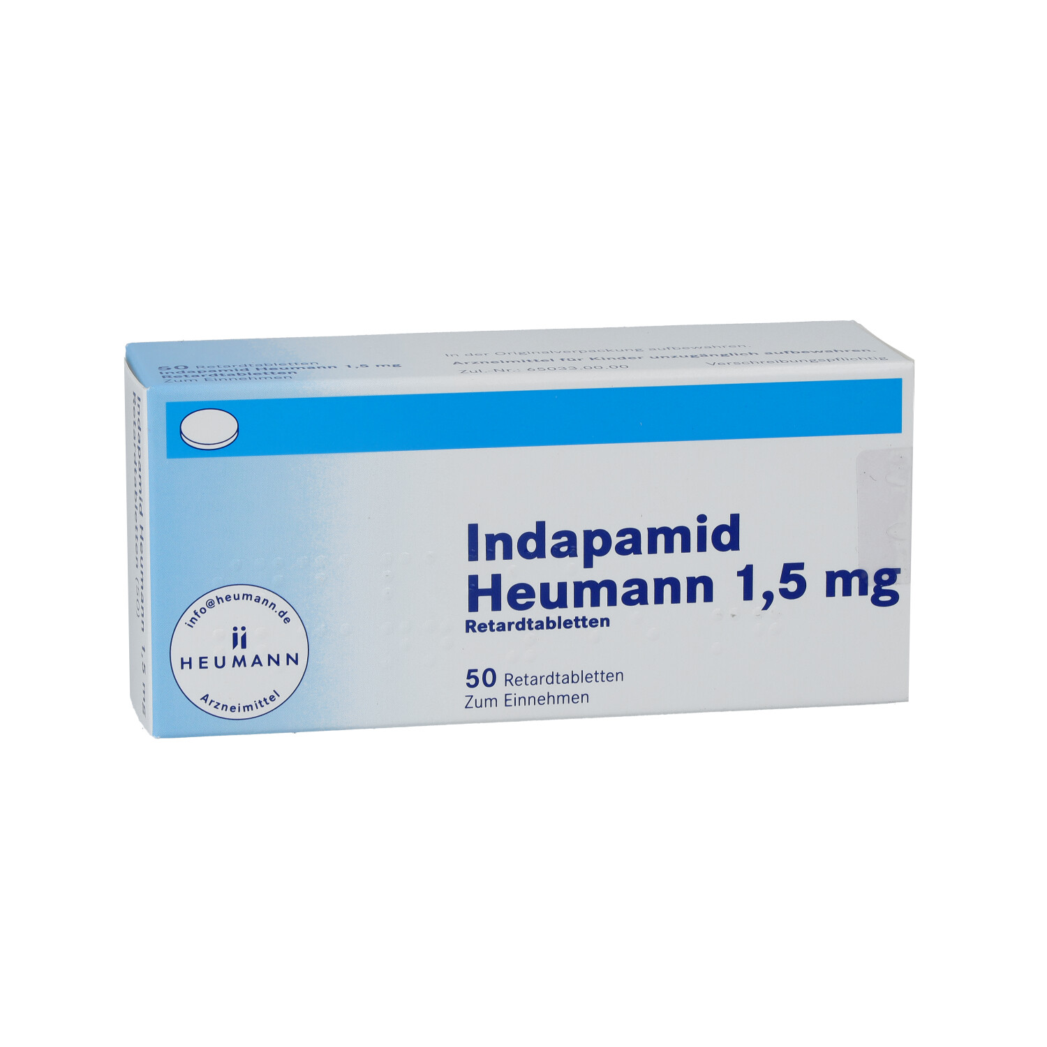 INDAPAMID Heumann 1,5 mg Retardtabletten