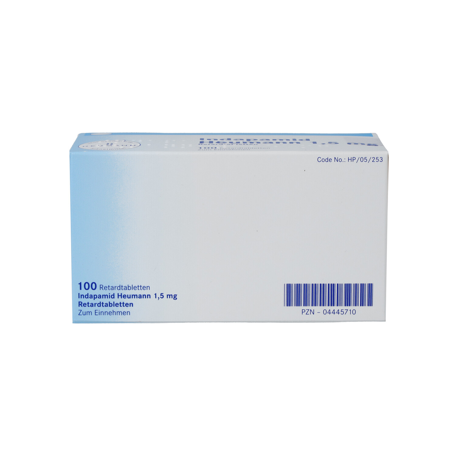 INDAPAMID Heumann 1,5 mg Retardtabletten