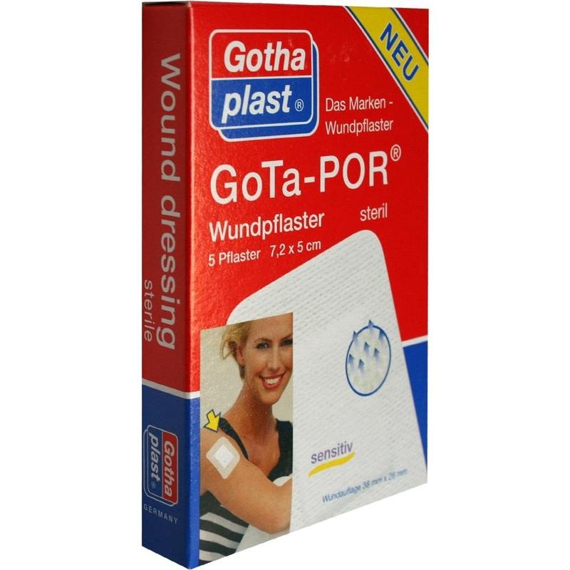 GOTA-POR Wundpflaster 5x7,2 cm steril