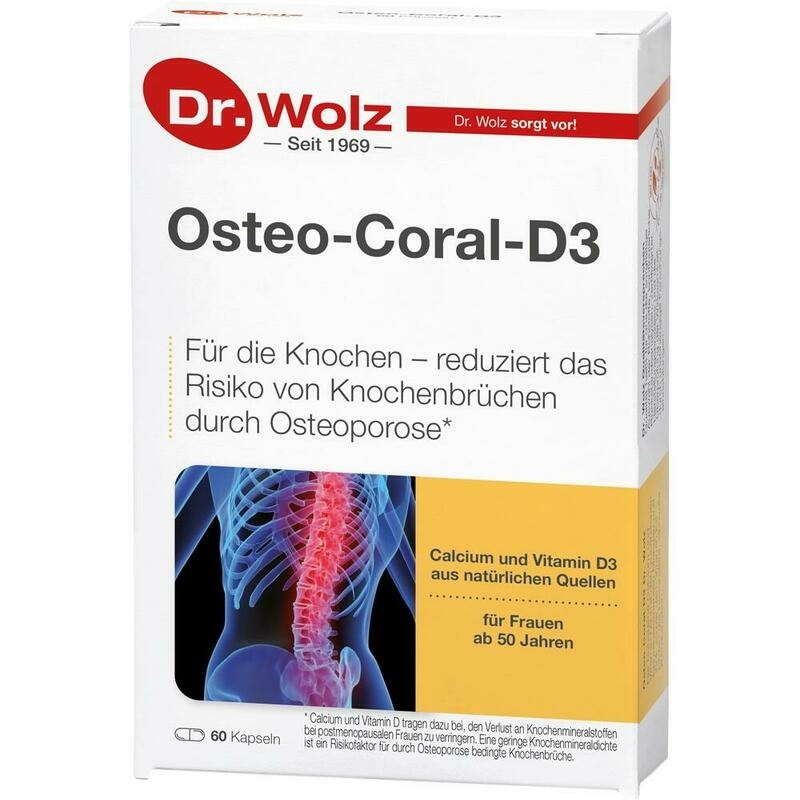 OSTEO CORAL D3 Dr.Wolz Kapseln