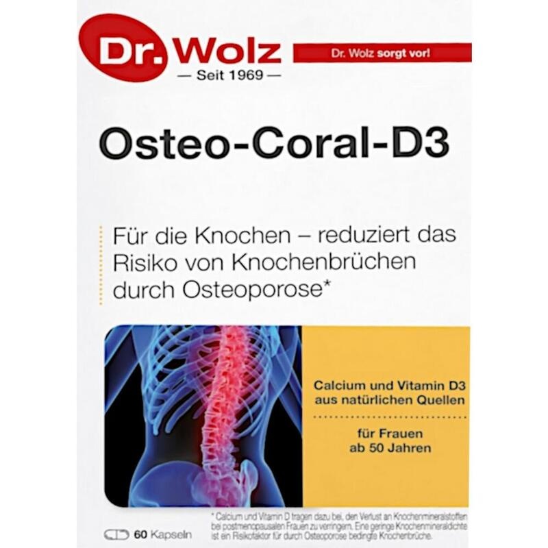 OSTEO CORAL D3 Dr.Wolz Kapseln