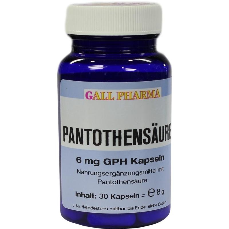 PANTOTHENSÄURE 6 mg GPH Kapseln