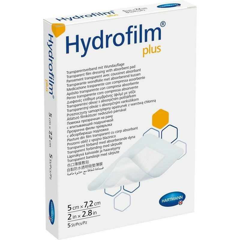 HYDROFILM Plus Transparentverband 5x7,2 cm