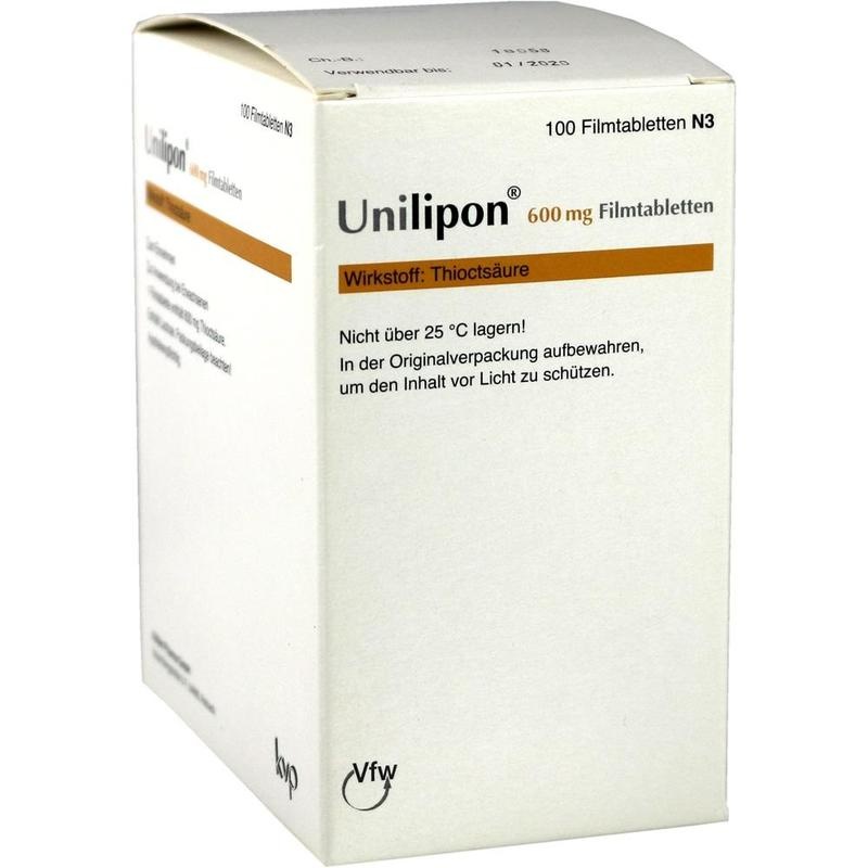 UNILIPON 600 mg Filmtabletten
