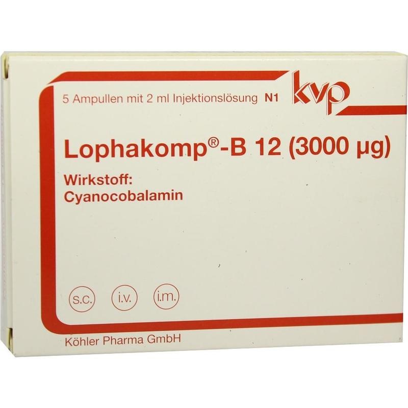 LOPHAKOMP B12 3.000 μg Injektionslösung