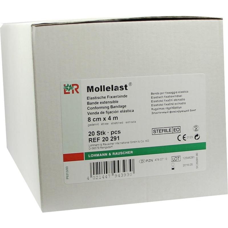 MOLLELAST Binden 8 cmx4 m steril einz.verpackt