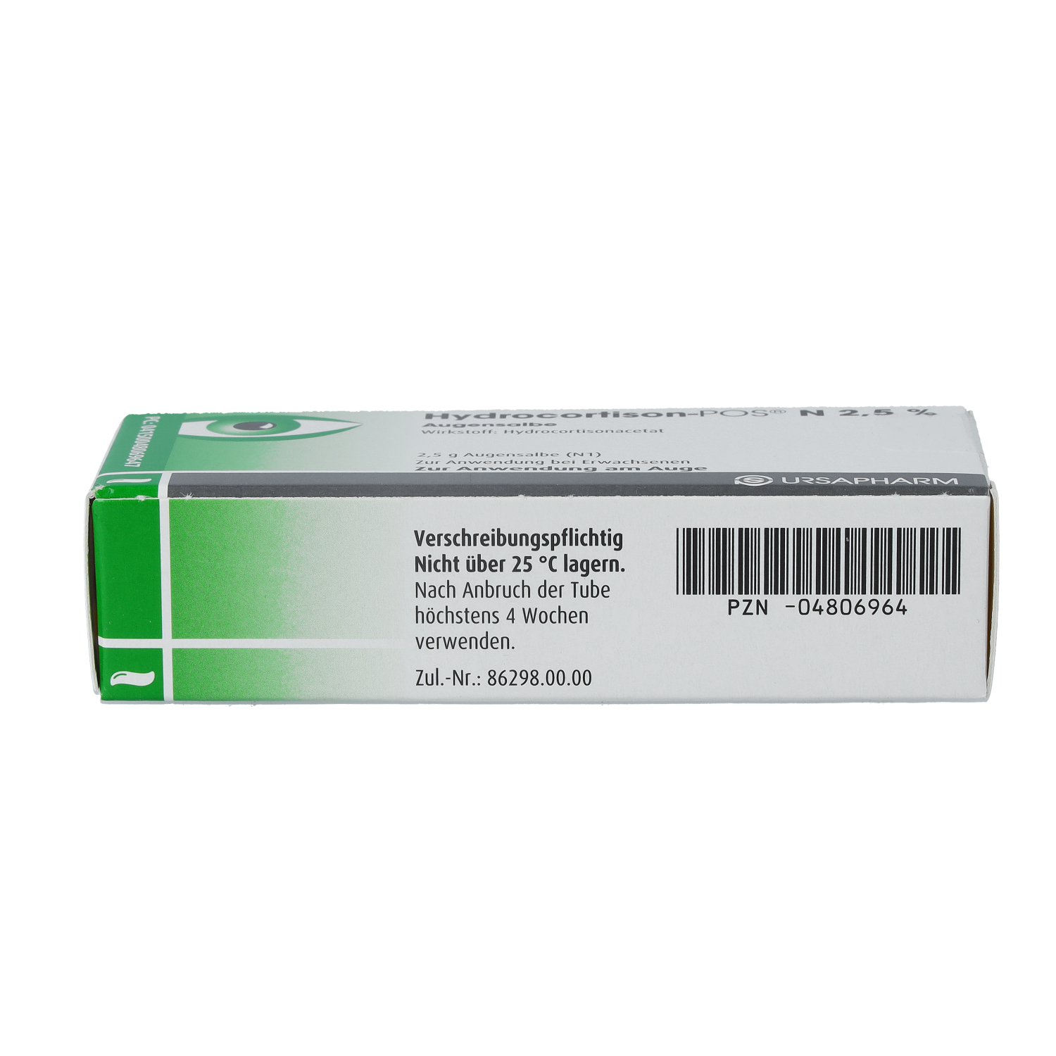 HYDROCORTISON POS N 2,5% Augensalbe