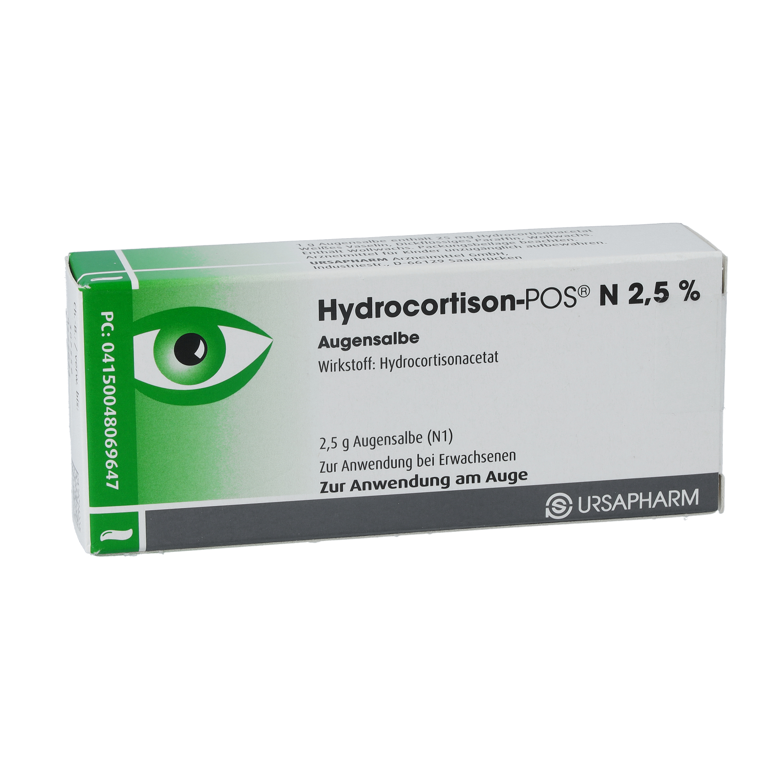 HYDROCORTISON POS N 2,5% Augensalbe