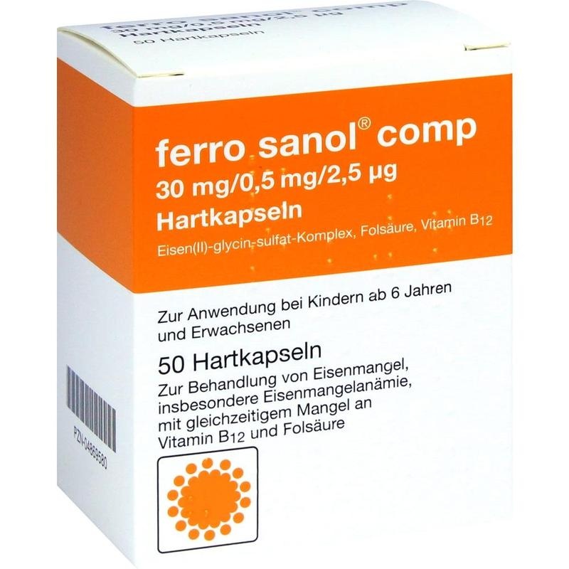 FERRO SANOL comp. Hartkaps.m.msr.überz.Pellets