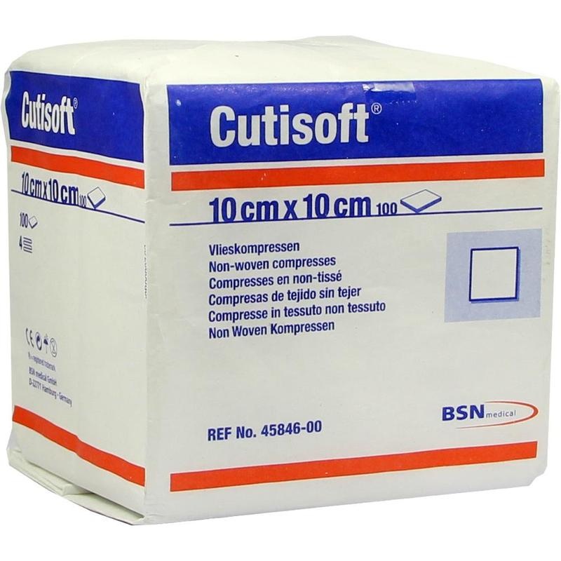 CUTISOFT Vlieskompressen unsteril 10x10 cm