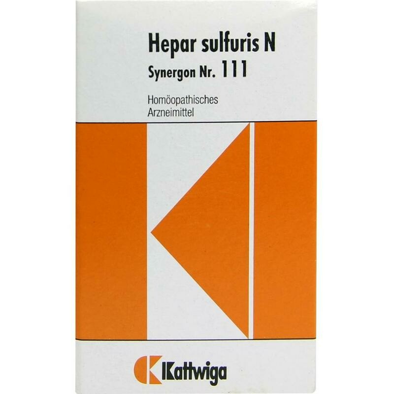 SYNERGON KOMPLEX 111 Hepar sulfuris N Tabletten